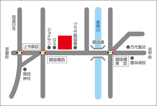 高原会デイサービス今諏訪温泉地図