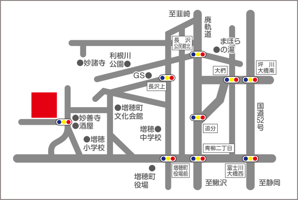 高原会小規模多機能天神中條地図