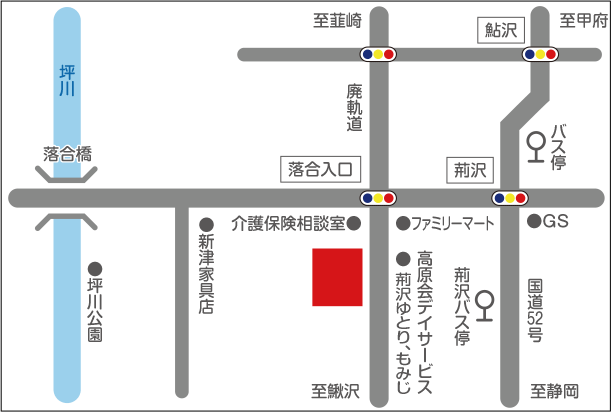 高原会訪問看護ステーション地図